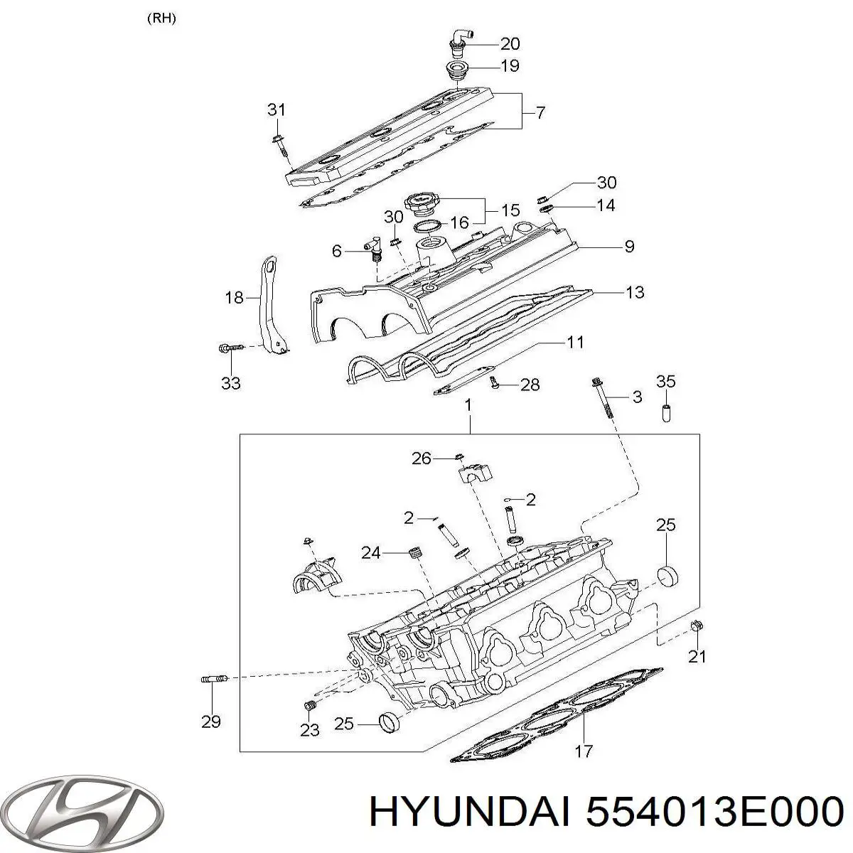 554013E000 Hyundai/Kia