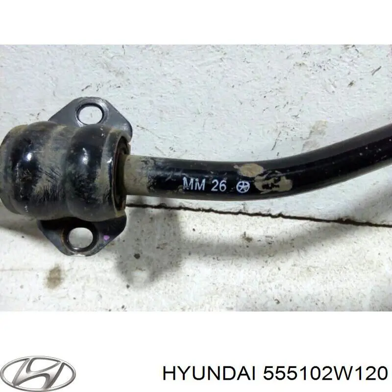 Estabilizador trasero Hyundai Santa Fe 3 (DM)