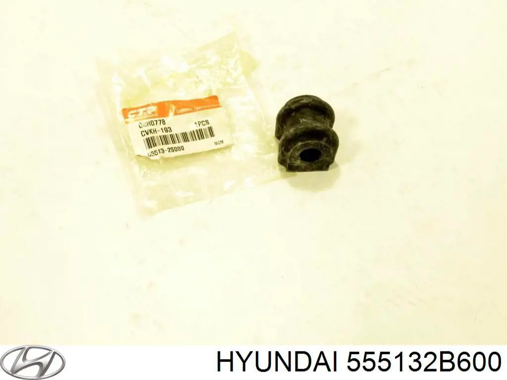 555132B600 Hyundai/Kia casquillo de barra estabilizadora delantera