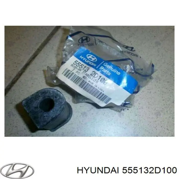 Buje de barra estabilizadora trasera 555132D100 Hyundai/Kia