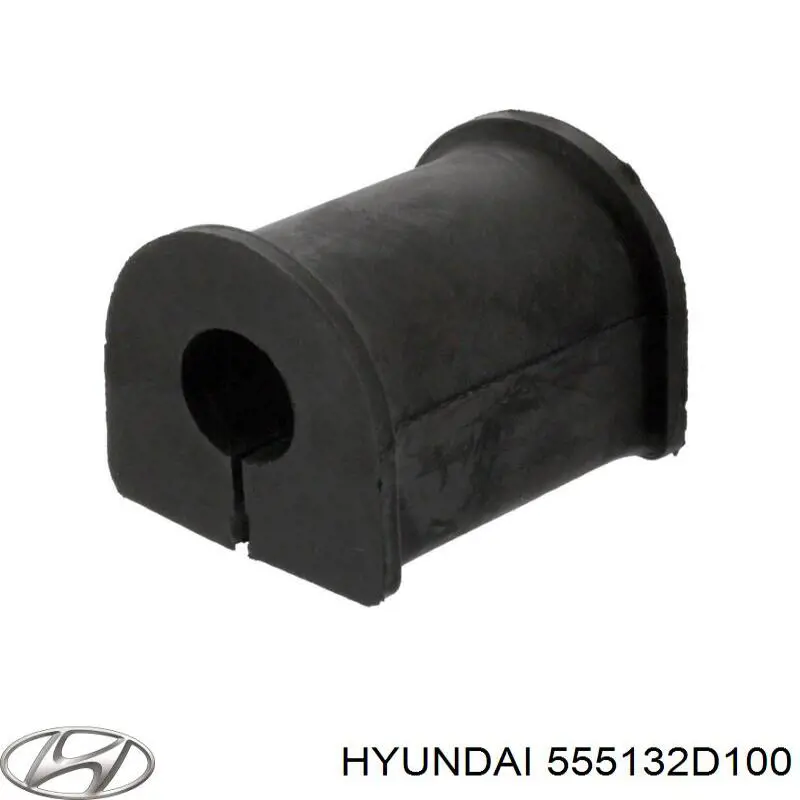 555132D100 Hyundai/Kia Buje de barra estabilizadora trasera