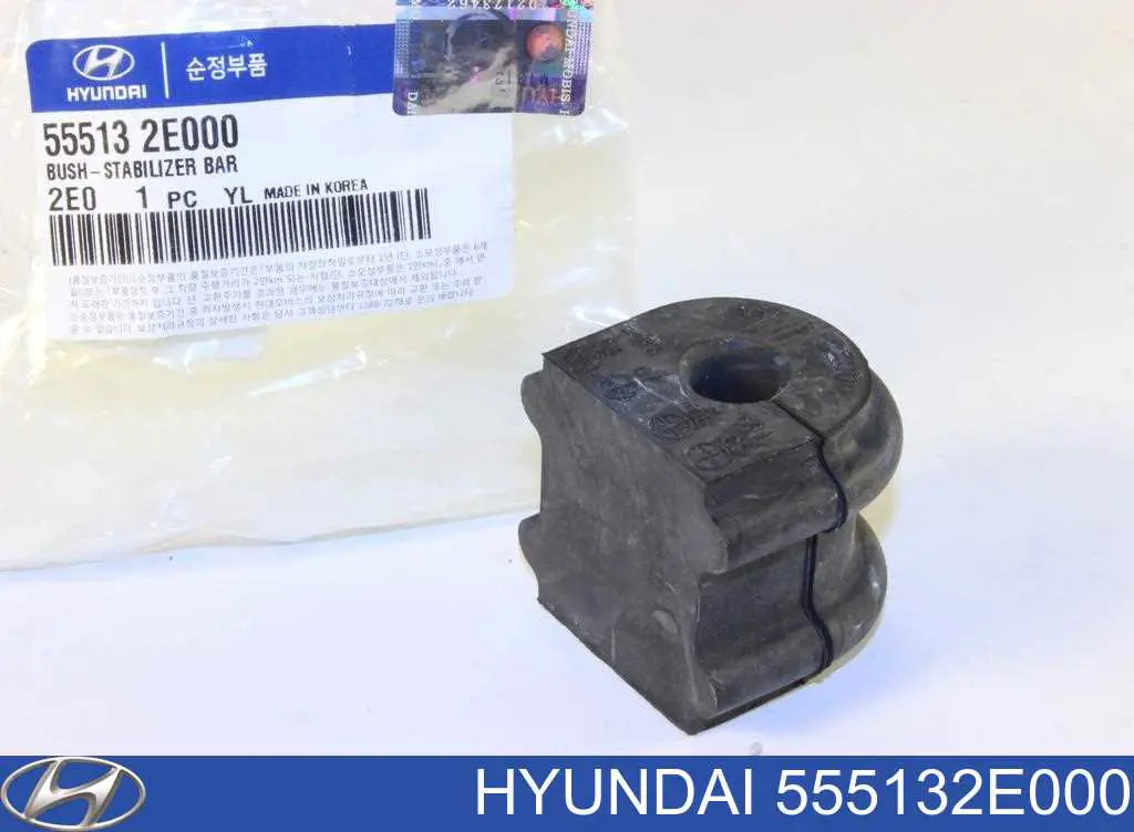 Buje de barra estabilizadora trasera 555132E000 Hyundai/Kia
