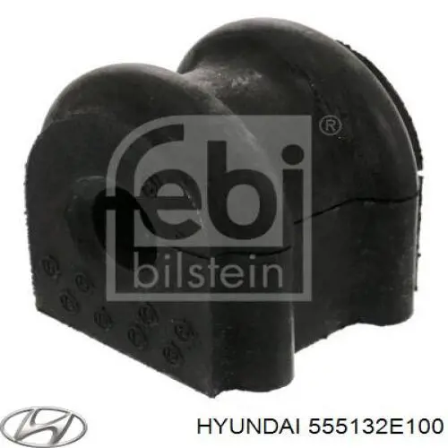 555132E100 Hyundai/Kia casquillo de barra estabilizadora trasera