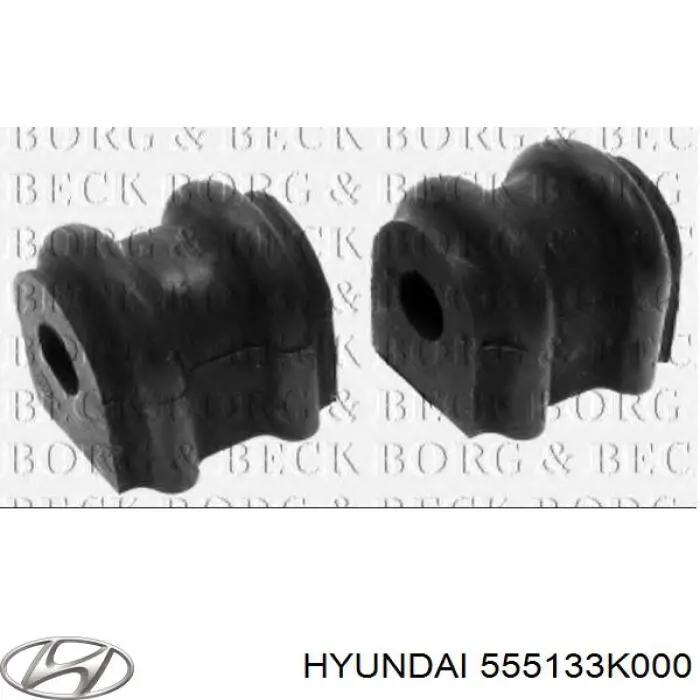 555133K000 Hyundai/Kia casquillo de barra estabilizadora trasera