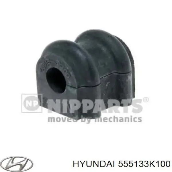 555133K100 Hyundai/Kia casquillo de barra estabilizadora trasera