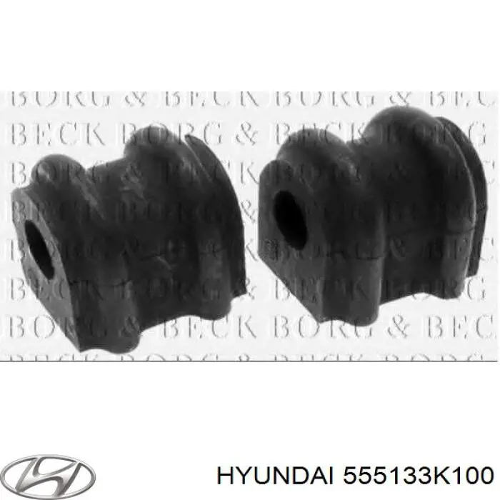Buje de barra estabilizadora trasera Hyundai/Kia 555133K100 precio, desde 2,99 EUR