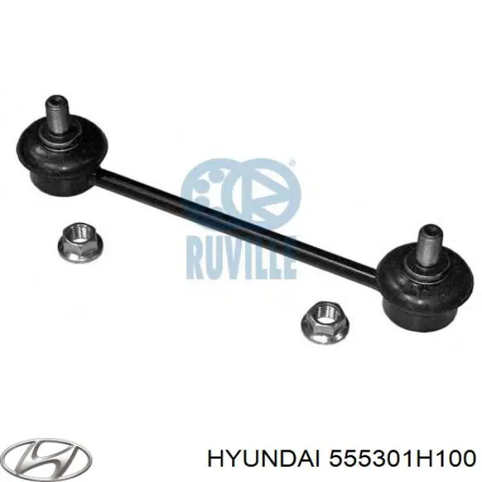 555301H100 Hyundai/Kia soporte de barra estabilizadora trasera