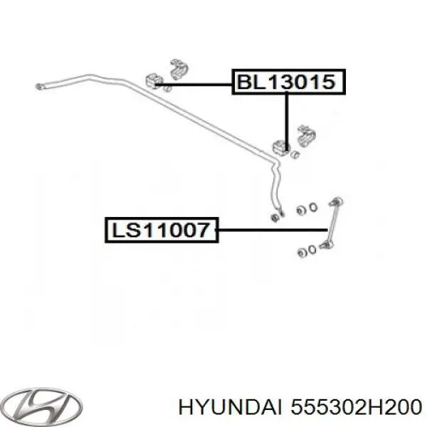 Soporte estabilizador Hyundai/Kia 555302H200 precio, desde 10,66 EUR