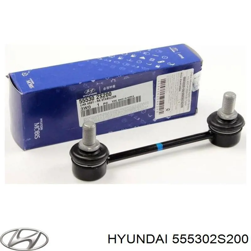 Gomas de barra estabilizadora Hyundai/Kia 555302S200
