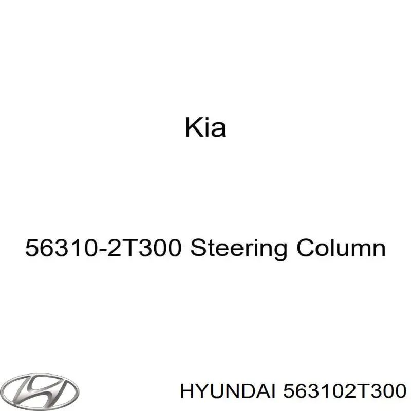 563102T300 Hyundai/Kia