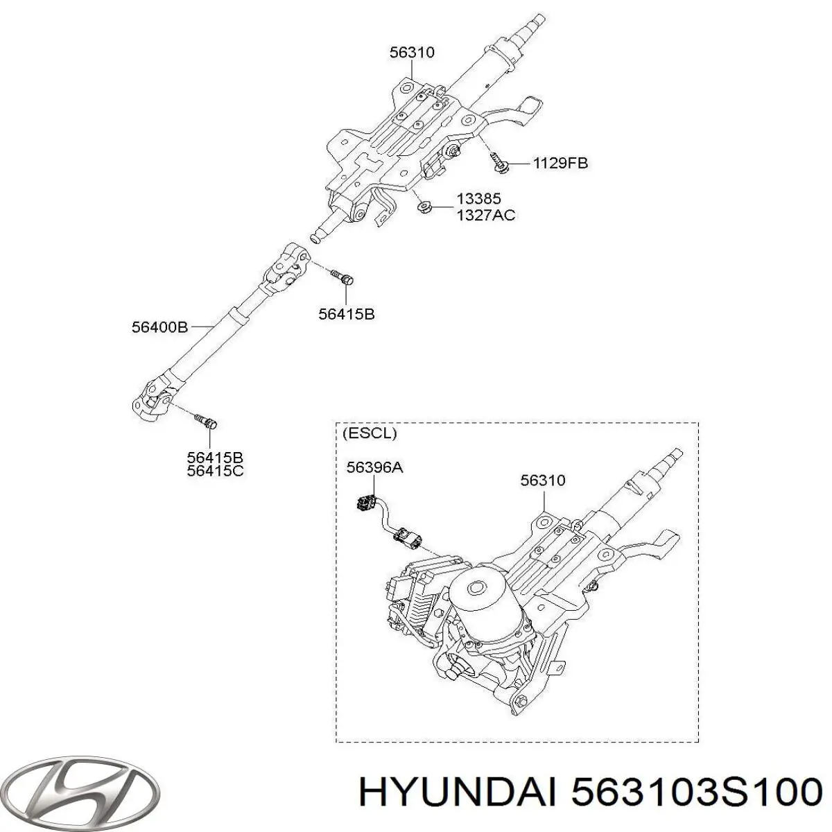 563103S100 Hyundai/Kia