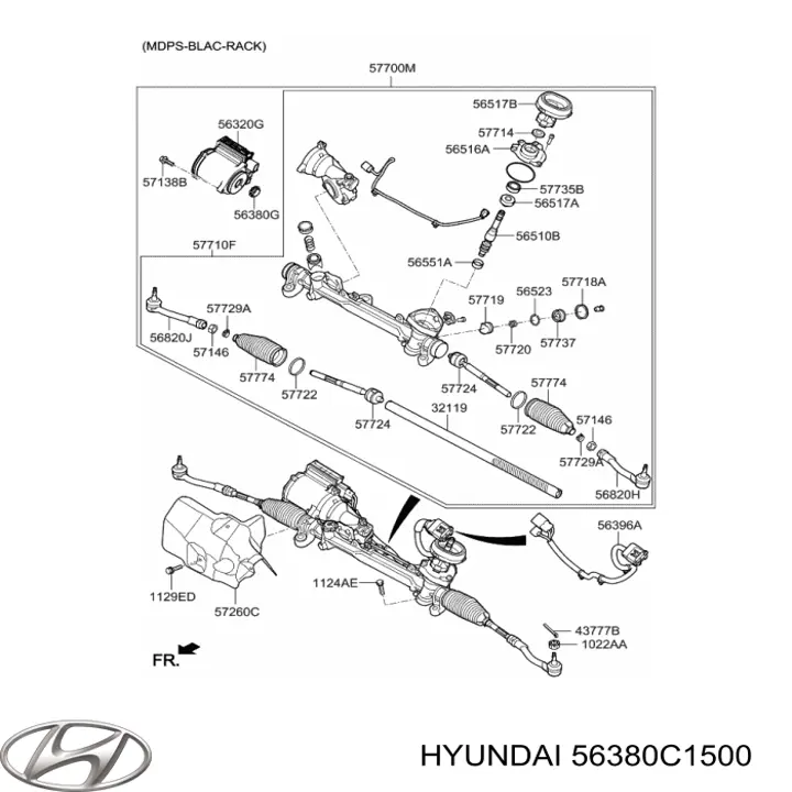 56380C1500 Hyundai/Kia