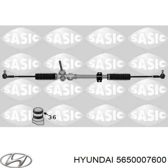 5650007600 Hyundai/Kia cremallera de dirección