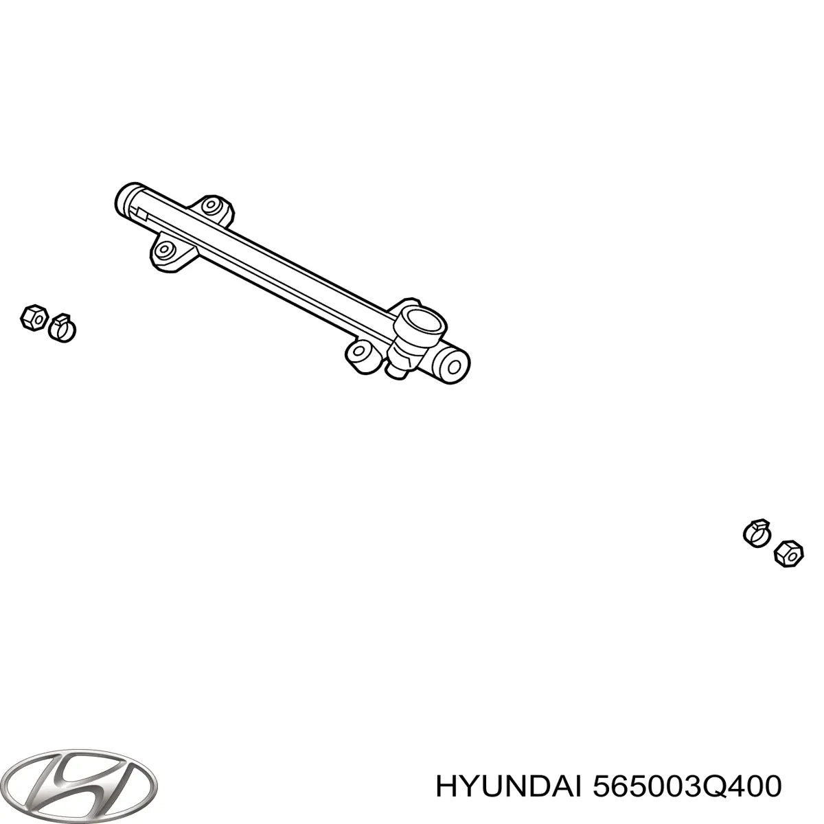 565003Q400 Hyundai/Kia cremallera de dirección