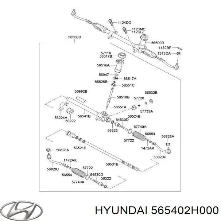 Brazo direccion coche Hyundai/Kia 565402H000 precio, desde 16,90 EUR