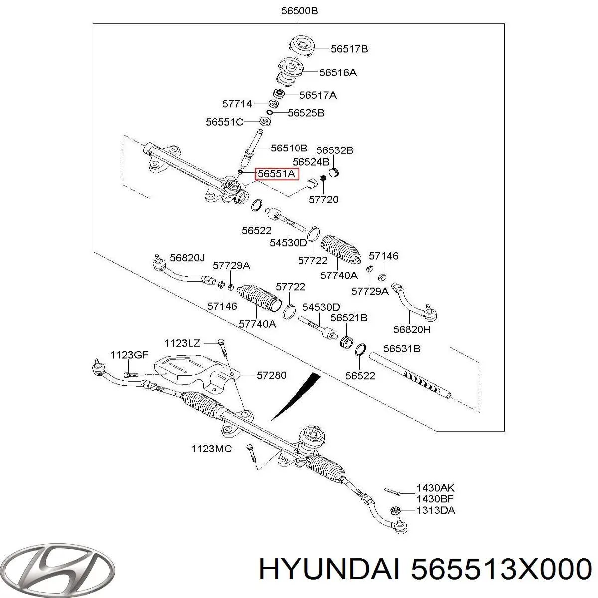  Hyundai/Kia 565513X000 precio, desde  