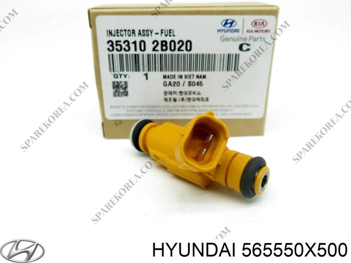 565550X500 Hyundai/Kia casquillo del eje de cremallera de direccion