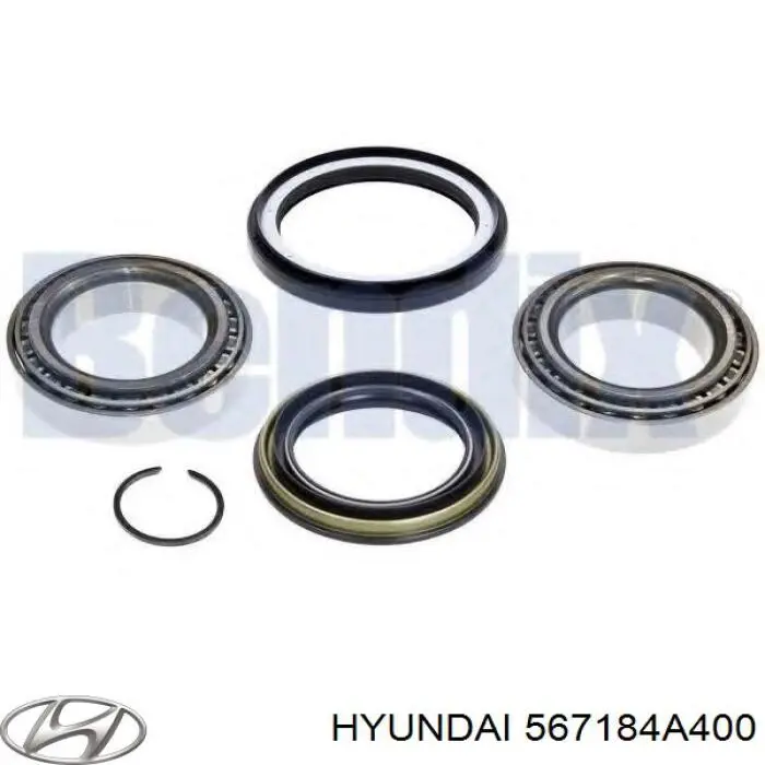 Cojinete de muñón delantero Hyundai/Kia 567184A400 precio, desde 16,17 EUR