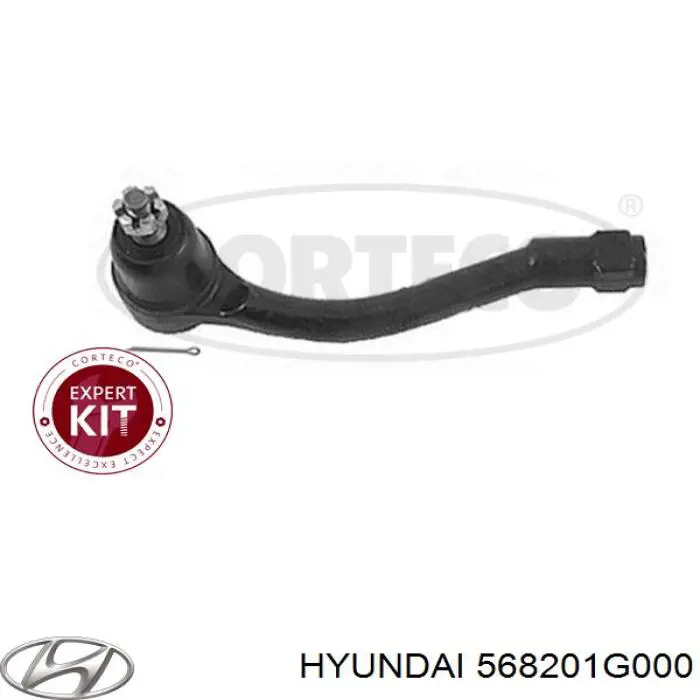 Comprar 568201G000 Hyundai/Kia Rótula barra de acoplamiento exterior