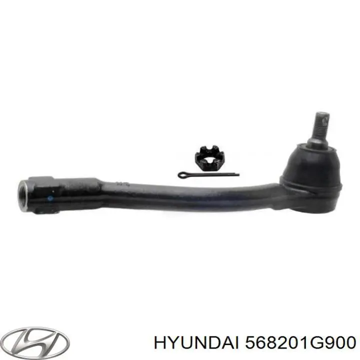 568201G900 Hyundai/Kia rótula barra de acoplamiento exterior