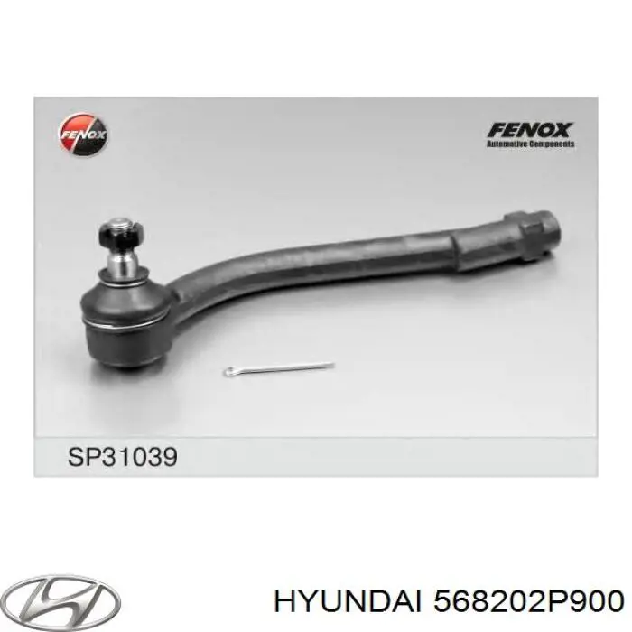 568202P900 Hyundai/Kia rótula barra de acoplamiento exterior