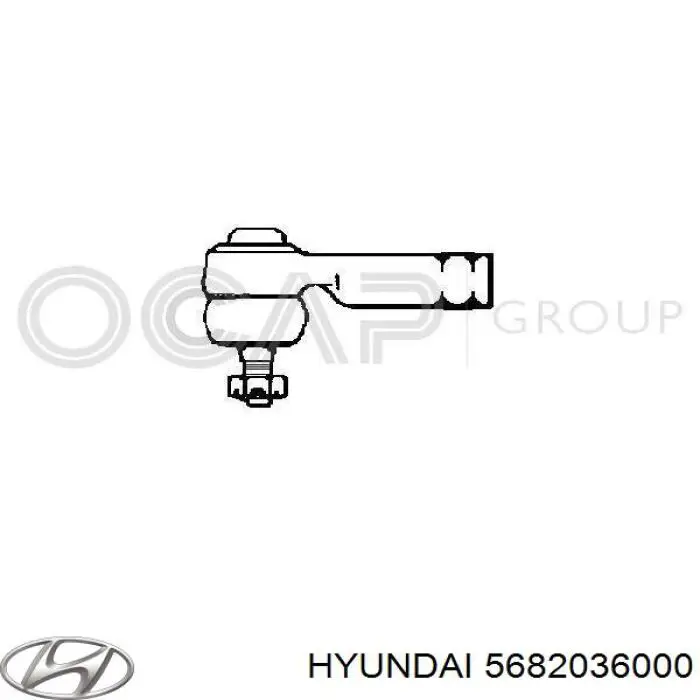 Rótula de barra de acoplamiento Hyundai/Kia 5682036000 precio, desde 10,28 EUR