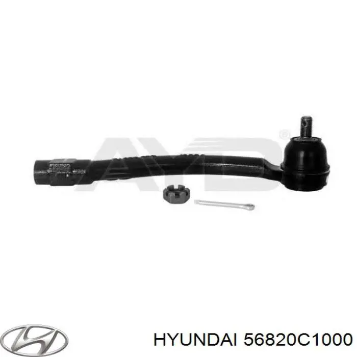 56820C1000 Hyundai/Kia rótula barra de acoplamiento exterior