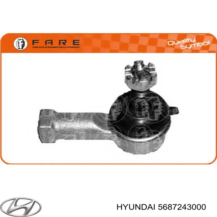 Comprar 5687243000 Hyundai/Kia Rótula barra de acoplamiento exterior