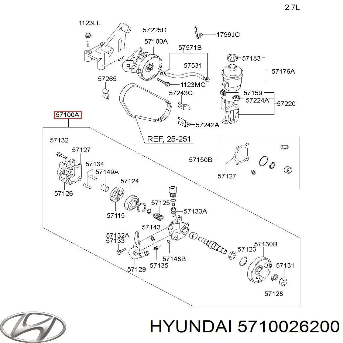 Comprar 5710026200 Hyundai/Kia Bomba servodireccion