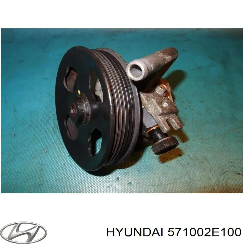 Bomba de dirección hidráulica Hyundai/Kia 571002E100
