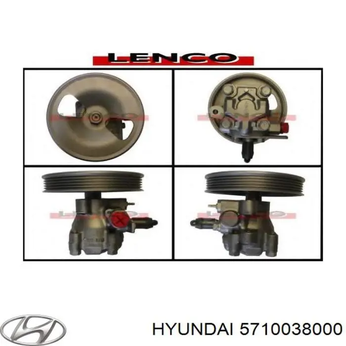 Bomba de dirección asistida Hyundai Sonata EF