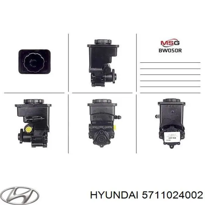 5711024000 Hyundai/Kia Bomba hidráulica de dirección