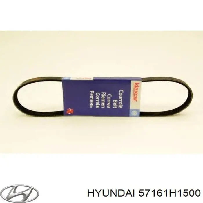 57161H1500 Hyundai/Kia correa trapezoidal