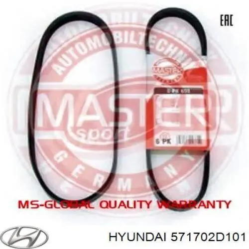 Correa accesorios Hyundai/Kia 571702D101