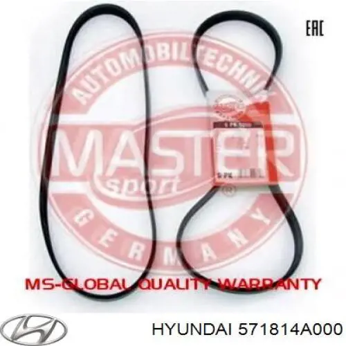Comprar 571814A000 Hyundai/Kia Correa trapezoidal