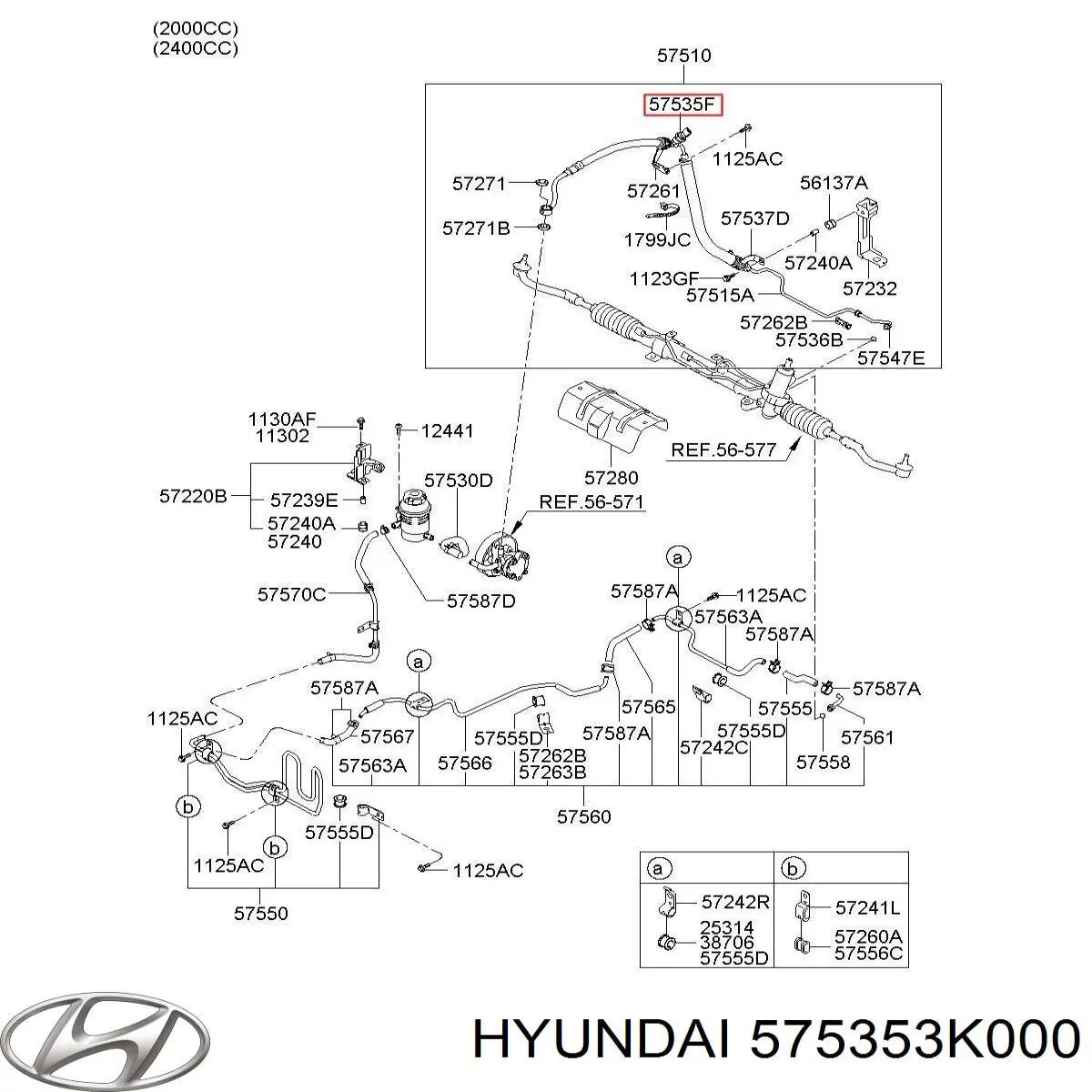 Sensor para bomba de dirección hidráulica para Hyundai Grandeur (TG)