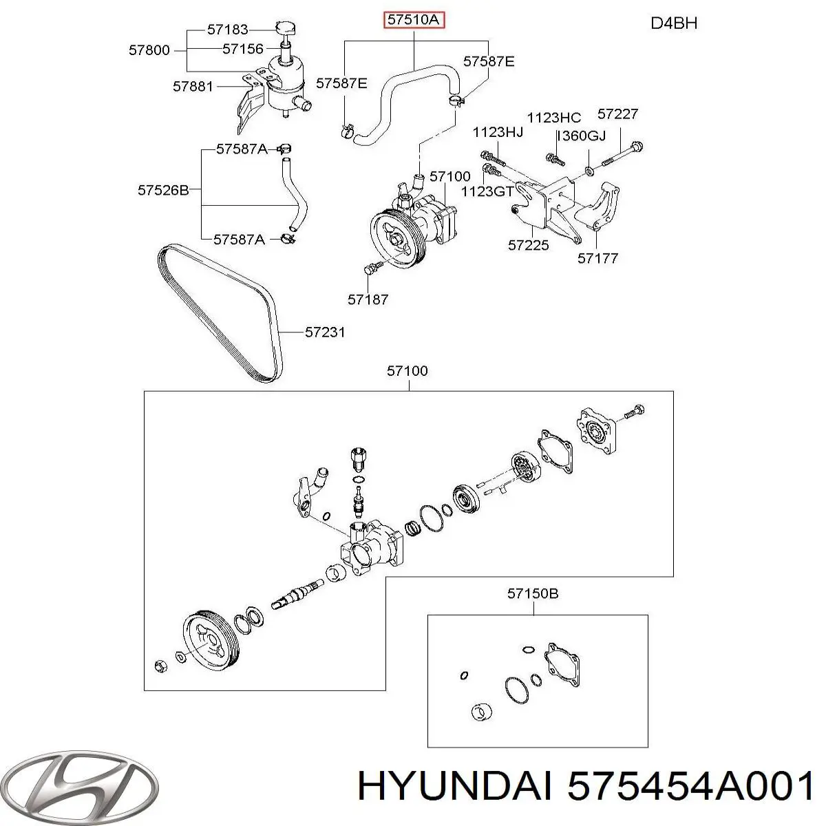 575454A001 Hyundai/Kia