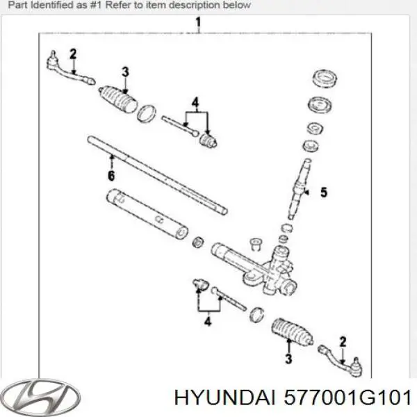 Engranaje de dirección Hyundai/Kia 577001G101 precio, desde 252,59 EUR