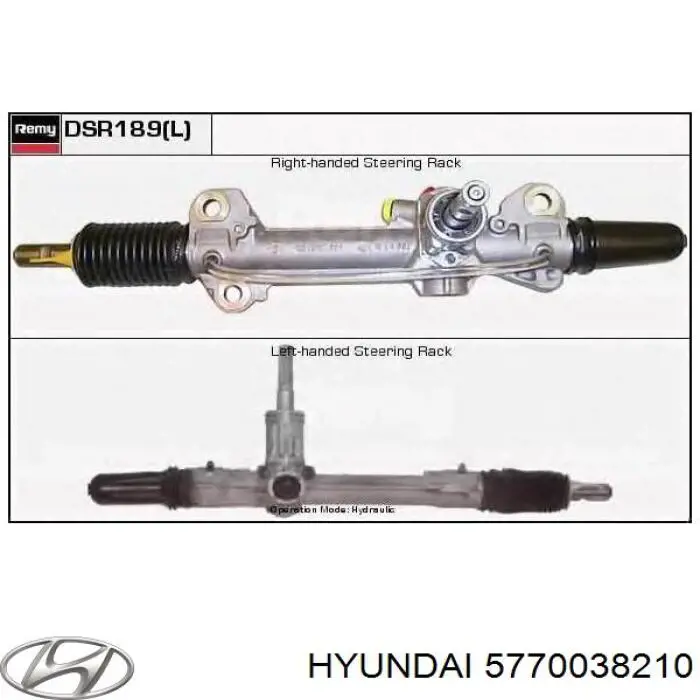 5770038210 Hyundai/Kia cremallera de dirección