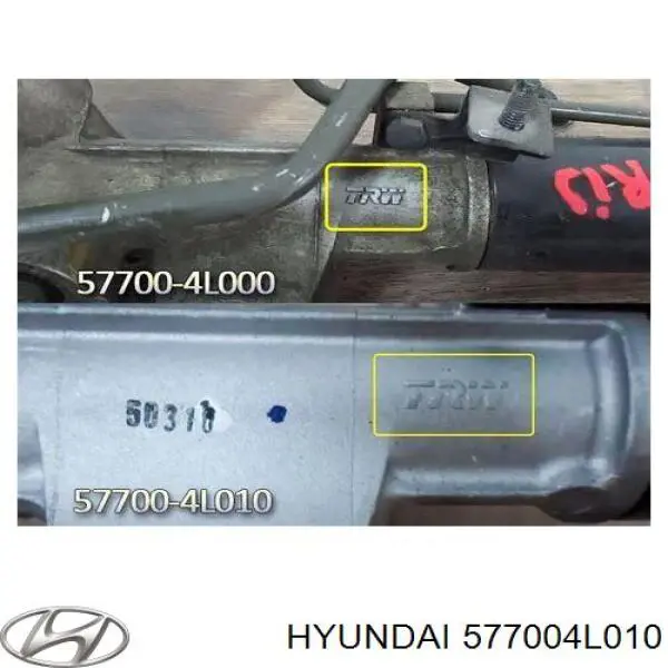 577004L010 Hyundai/Kia cremallera de dirección