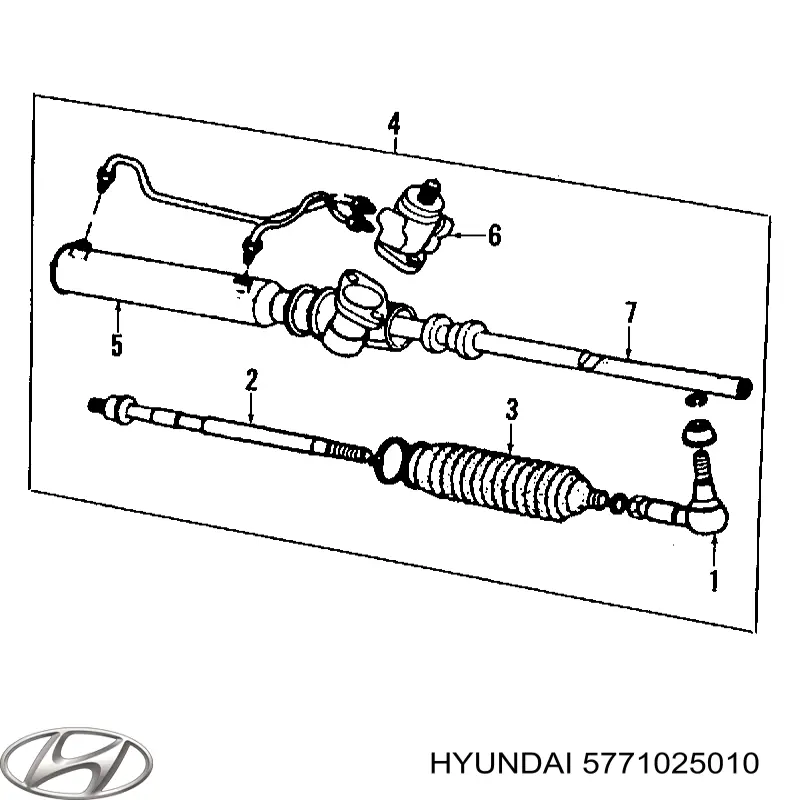 Comprar 5771025010 Hyundai/Kia Cremallera