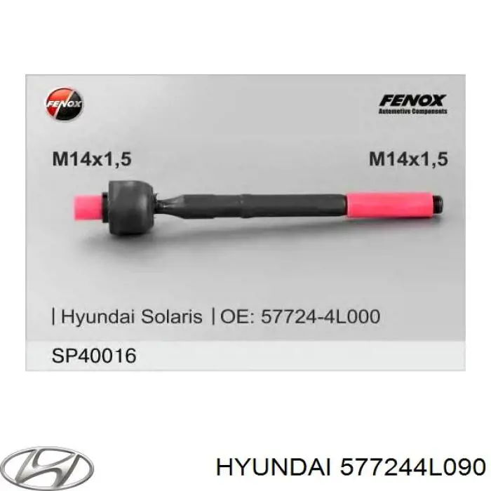 Barra de dirección derecha 577244L090 Hyundai/Kia