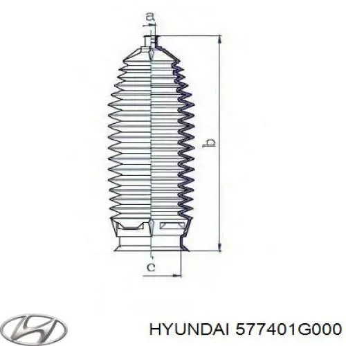 Fuelle dirección 84173 GKN-Spidan