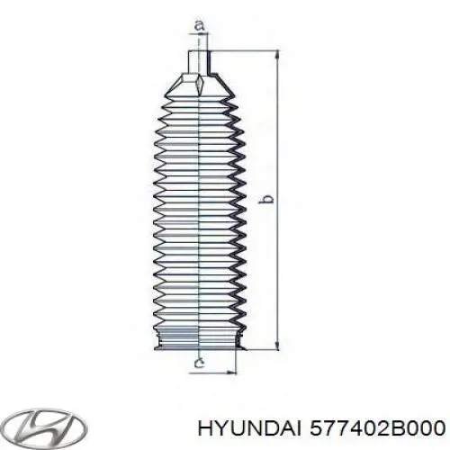 Plumero de dirección para Hyundai Santa Fe (CM)