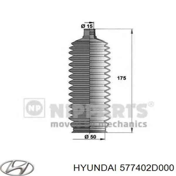 Plumero de dirección para Hyundai Coupe (GK)