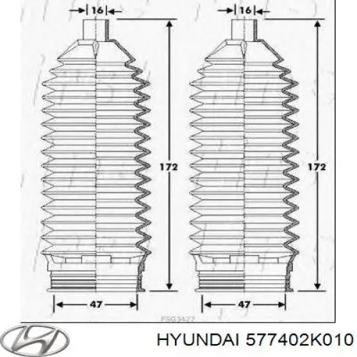 577402K010 Hyundai/Kia fuelle dirección