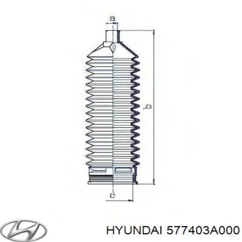 Comprar 577403A000 Hyundai/Kia Plumero de dirección