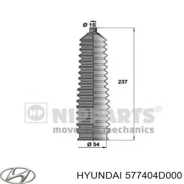 Comprar 577404D000 Hyundai/Kia Plumero de dirección