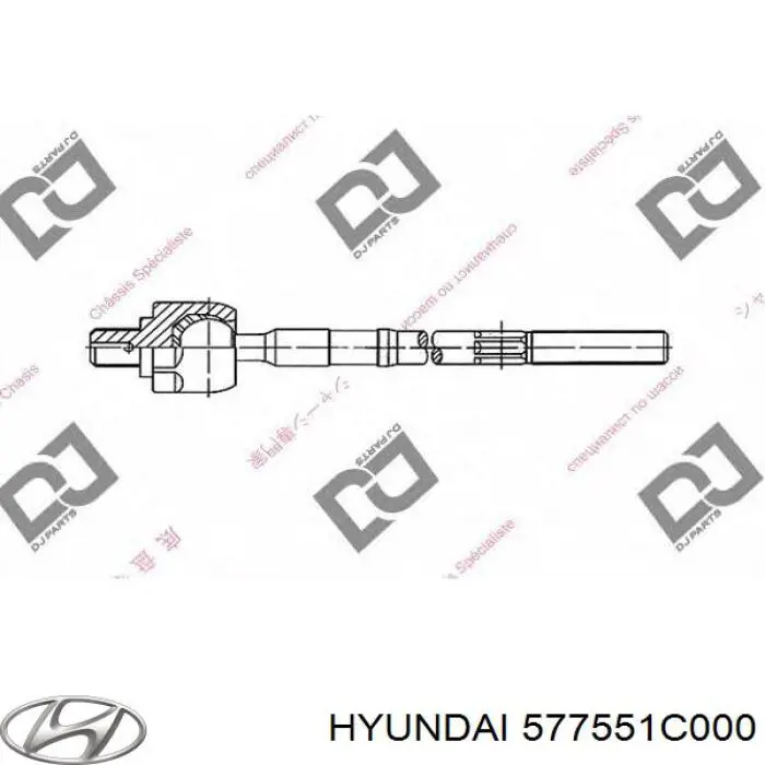 Brazo direccion coche Hyundai/Kia 577551C000 precio, desde 14,25 EUR