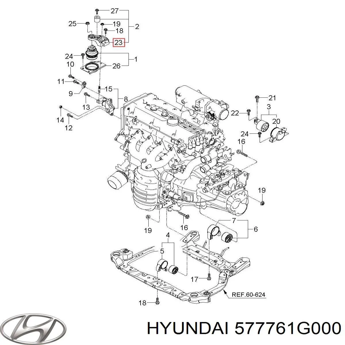 577761G000 Hyundai/Kia